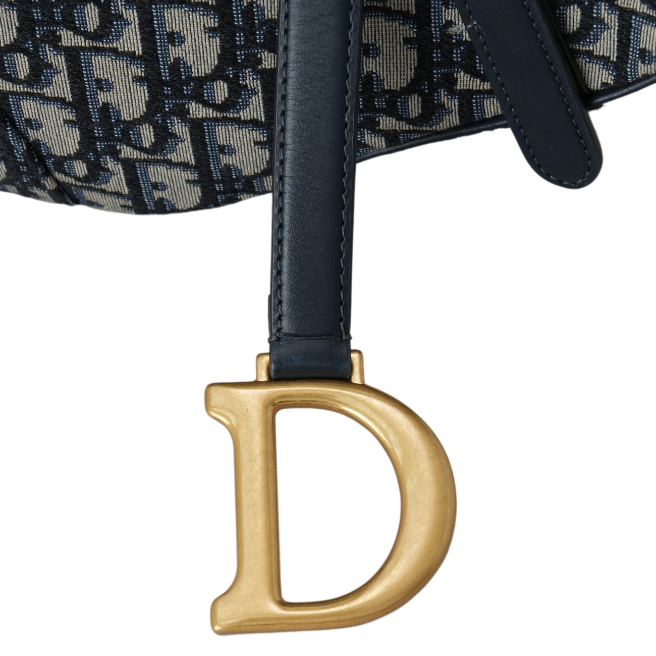 CHRISTIAN DIOR(USED)크리스찬디올 오블리크 새들백 미듐 & 스트랩